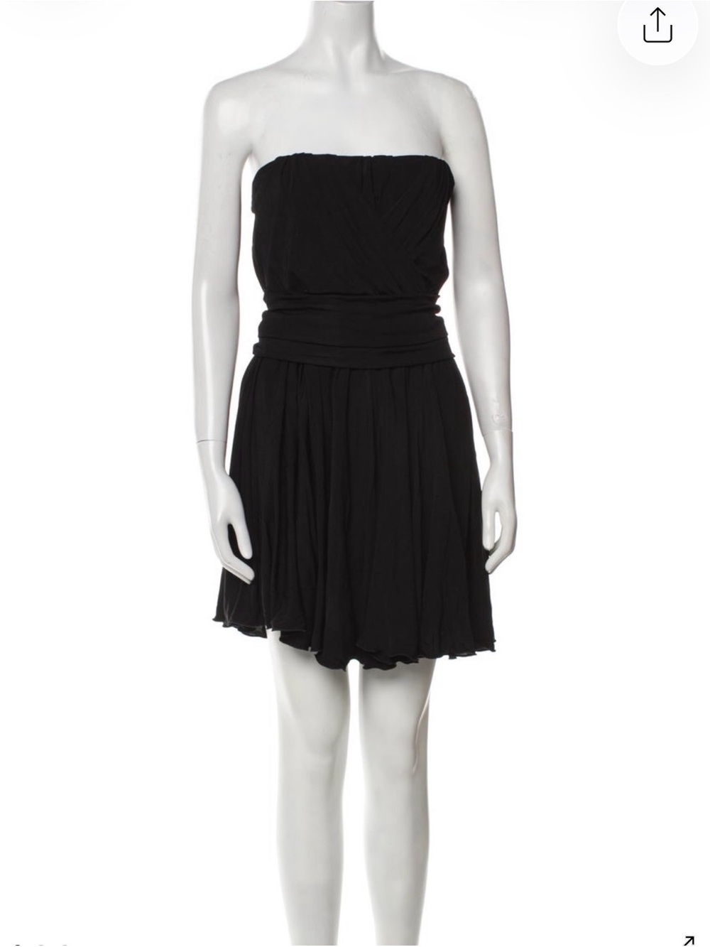 Dolce & Gabbana Black Mesh Corset Cocktail Dress US 6 IT 42